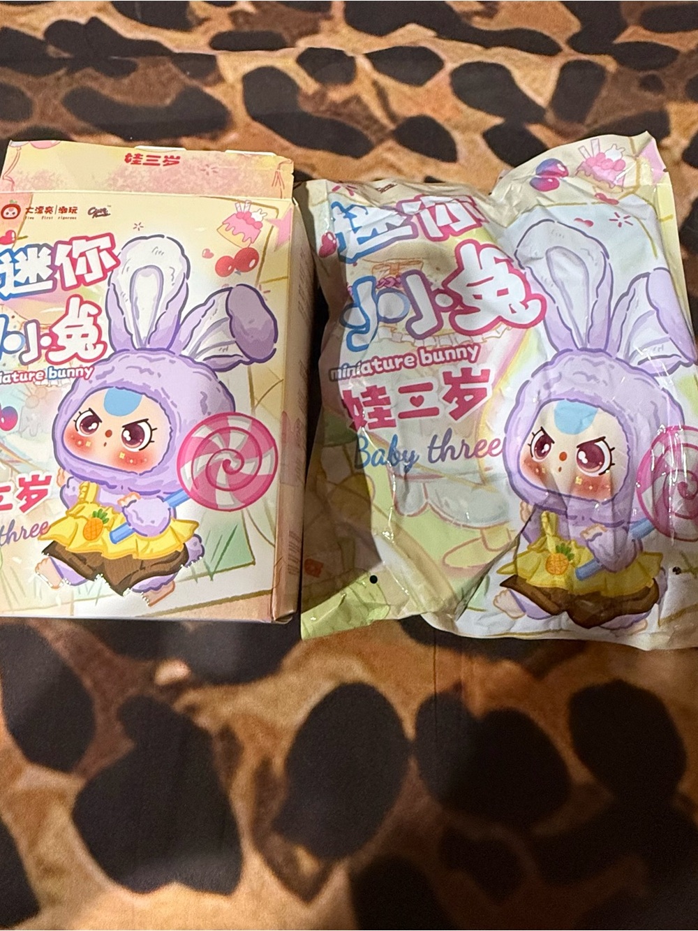 New in open box but CLOSED bag- Baby Three blind bag